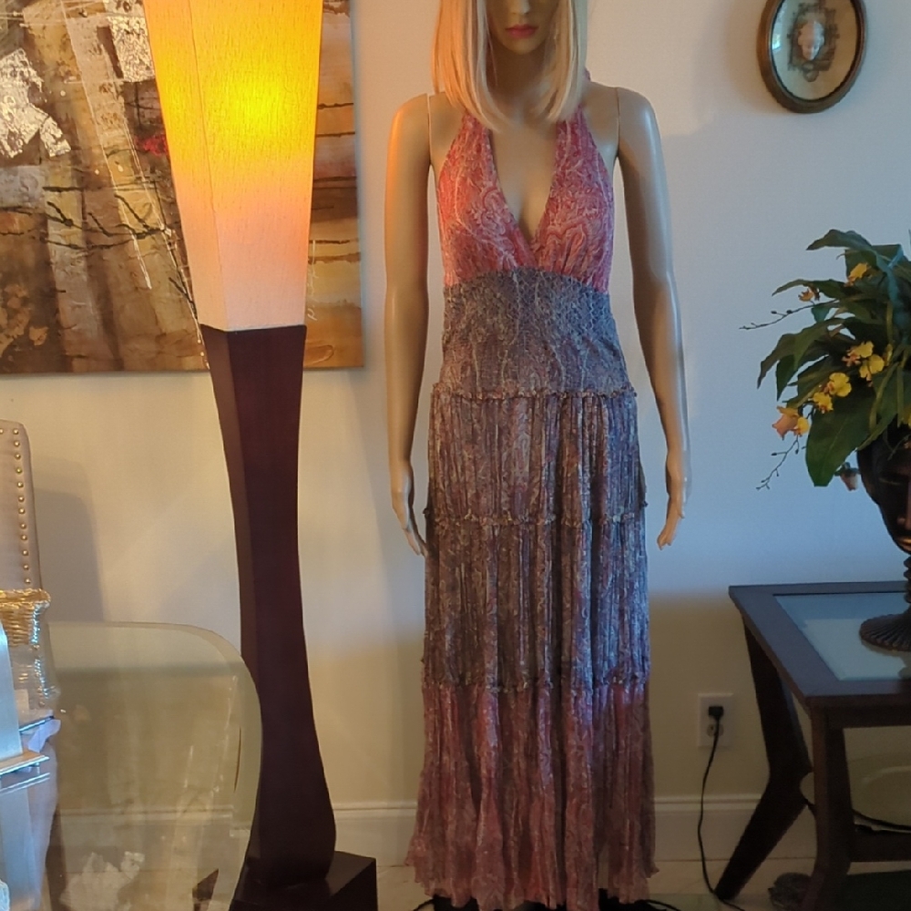 Max Azria Collection Slate Blue Dress - Size 8